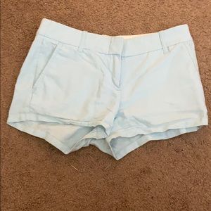J crew Chino Shorts Size 2 Light Blue